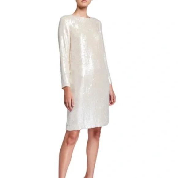 🆕 LAFAYETTE 148 NEW YORKBonnie Iridescent Sequin Shift Dress